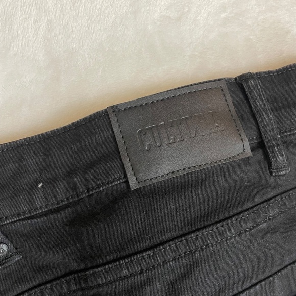 ❌ SOLD NWT - MEN'S CULTURA PREMIUM DENIM, SLIM STRETCH JEANS, BLACK, SIZE 42 - Picture 8 of 12